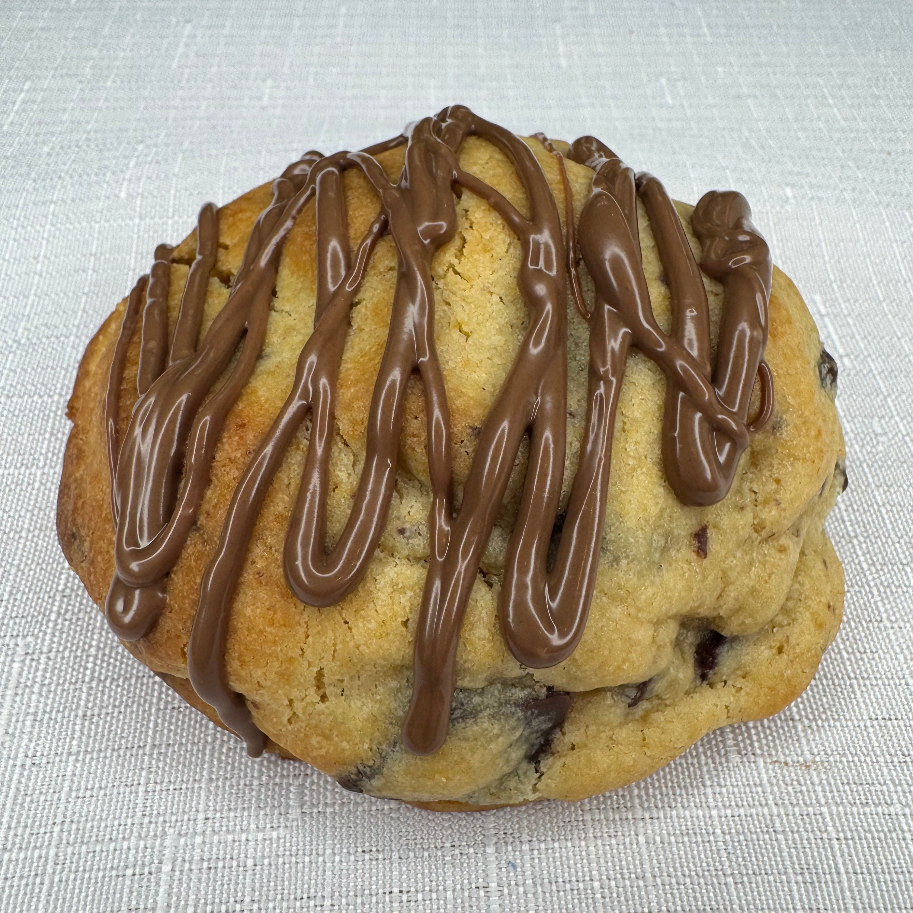 Nutella stuffed choc chip cookie